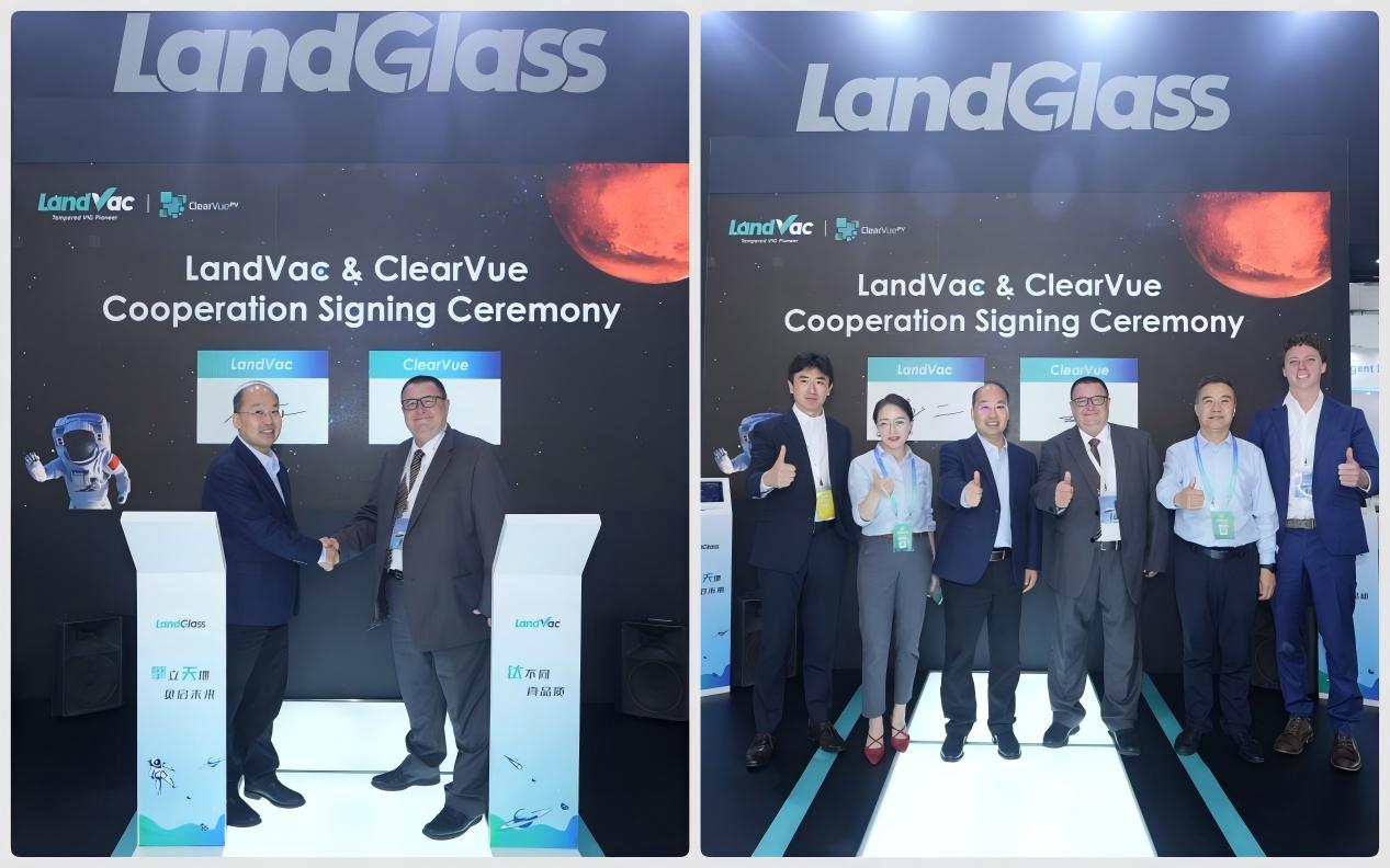 科技共创，携手远航 | 兰迪与澳大利亚ClearVue签署合作备忘录，共同推动真空玻璃光伏建筑一体化技术发展